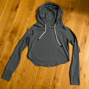 CVG cropped hooded shirt - XS